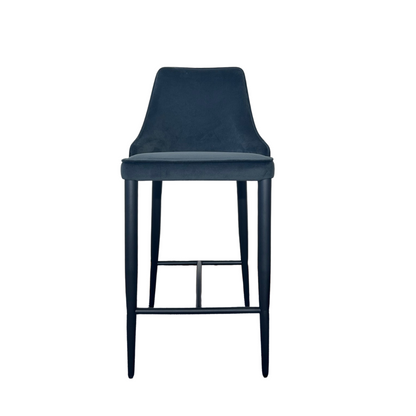 Alain Bar Stool - Essence Grey Velvet