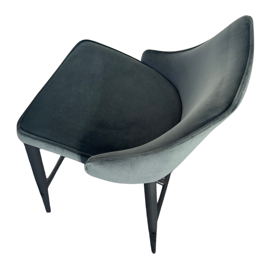 Alain Bar Stool - Essence Grey Velvet