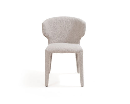 Vela Dining Chair - Chex Steam Bouclé