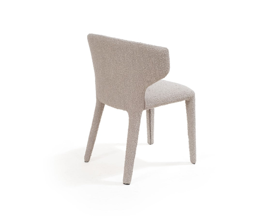 Vela Dining Chair - Chex Steam Bouclé