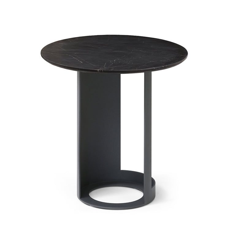 Alban Side Table - Black Marble – Tommy Franks