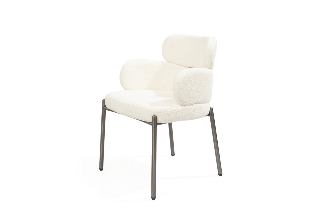 Dream Dining Chair - Embley Bouclé White