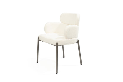 Dream Dining Chair - Embley Bouclé White