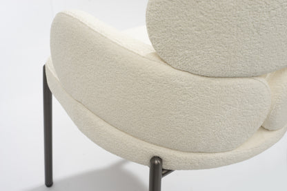 Dream Dining Chair - Embley Bouclé White