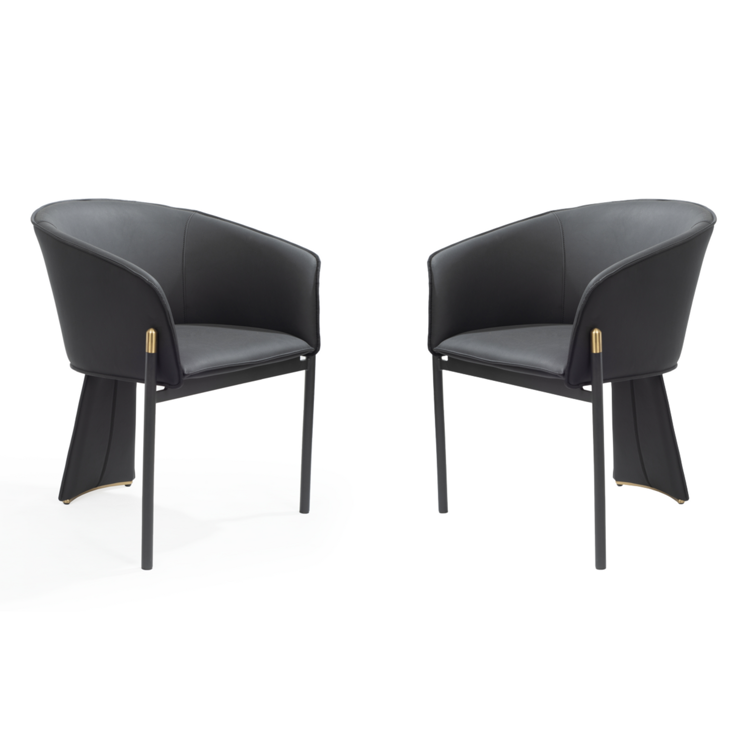 Felipo Dining Chair - Set of 2 - Mustang Black