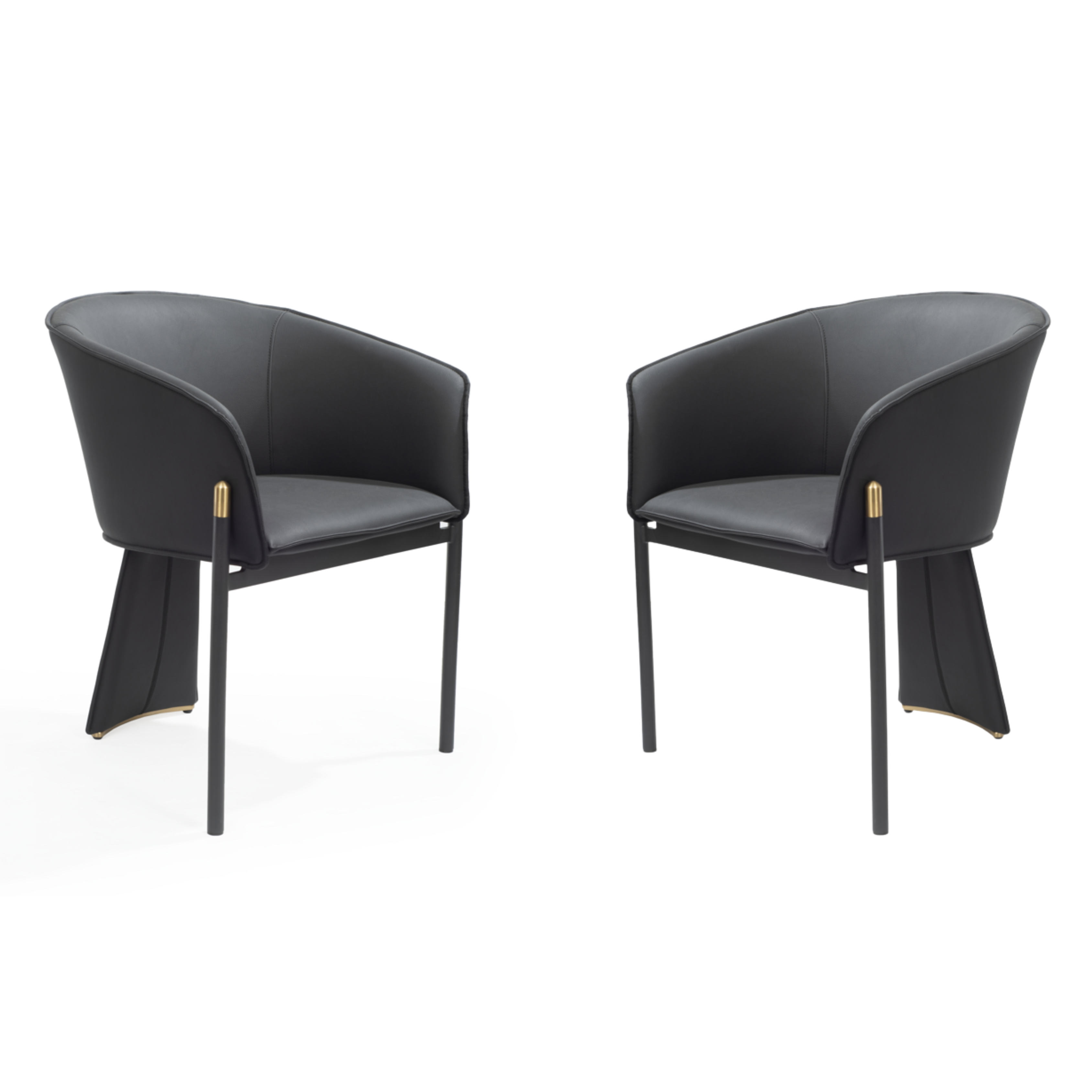 Felipo Dining Chair - Set of 2 - Mustang Black