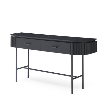 Lantine Console - Black Oak