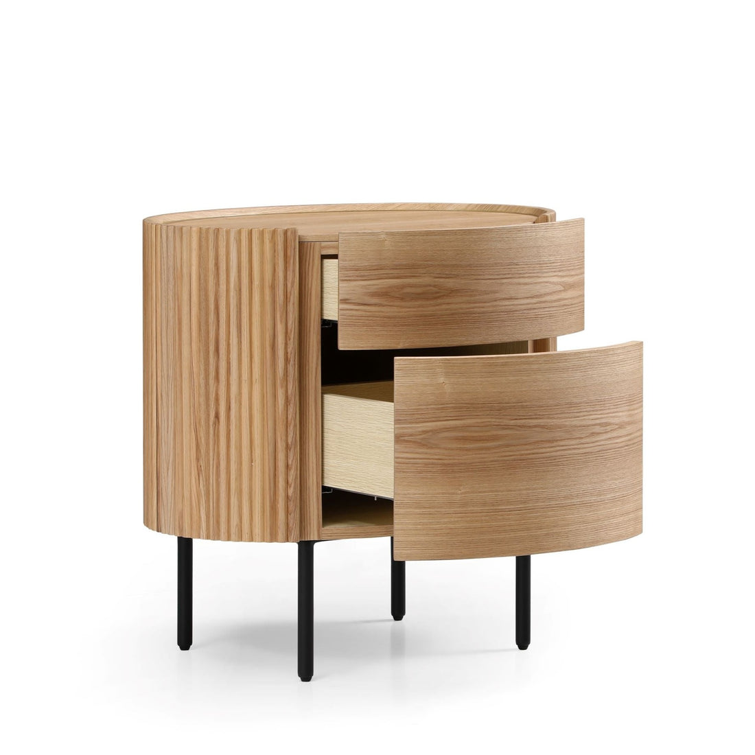 Lantine Bedside Table - Ash Oak