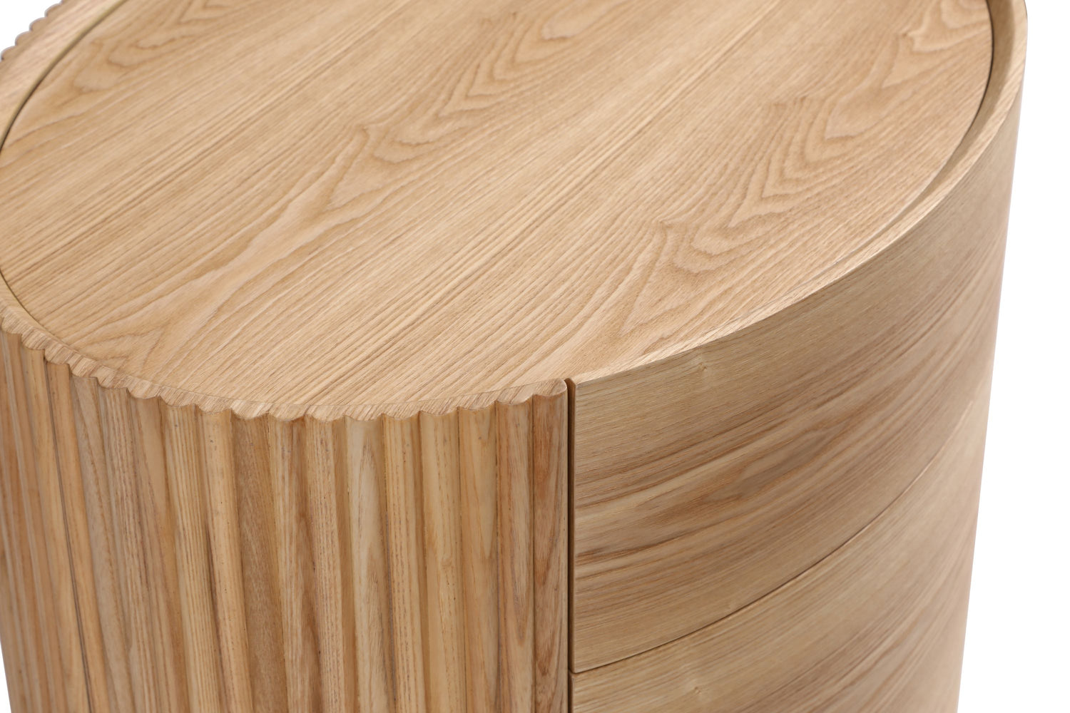 Lantine Bedside Table - Ash Oak