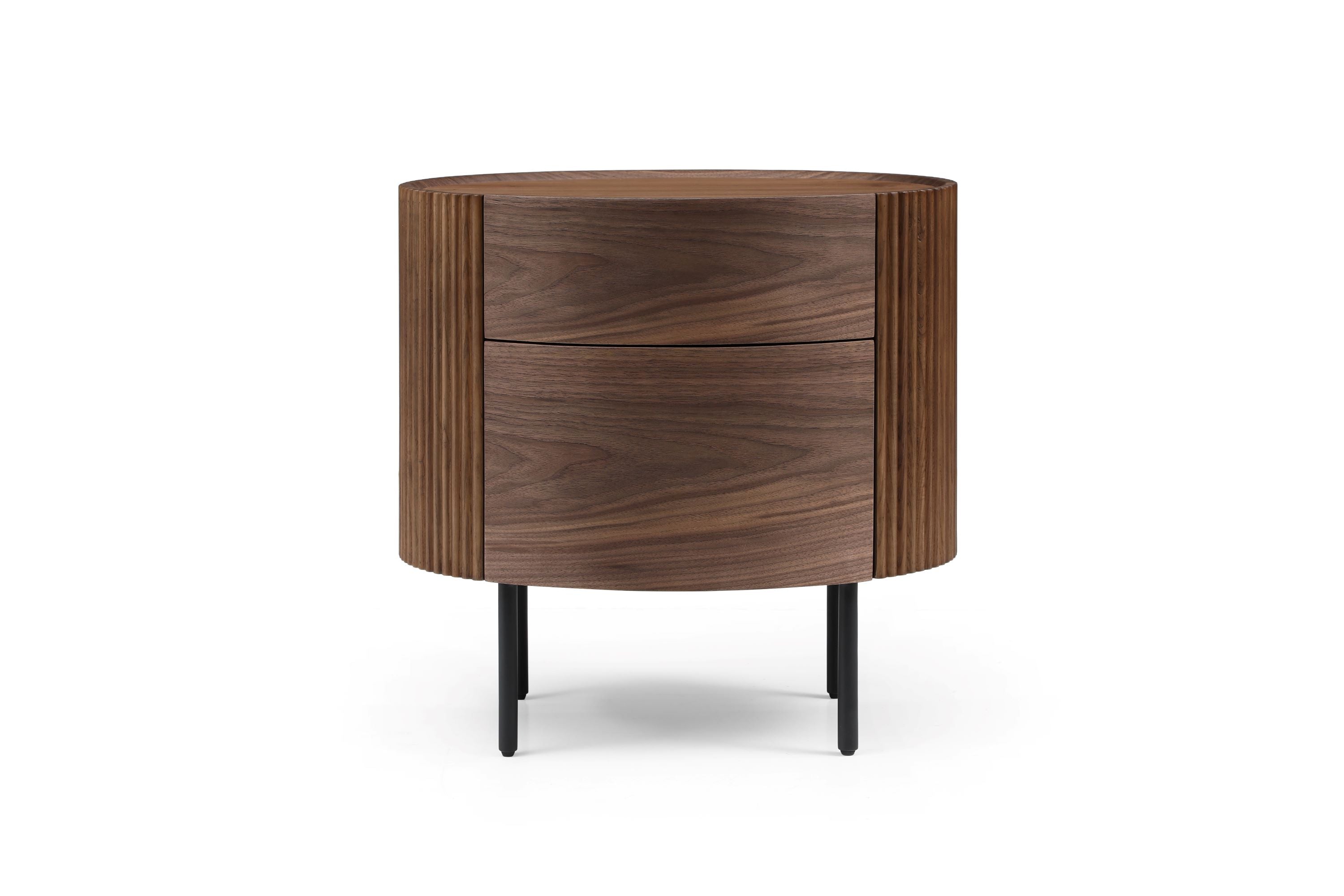 Lantine Bedside Table - Walnut