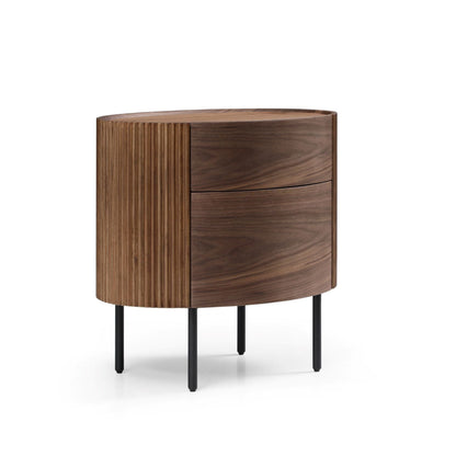 Lantine Bedside Table - Walnut