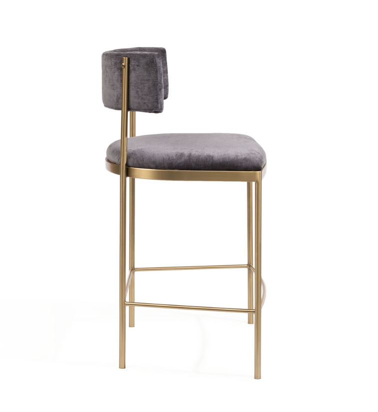 Envie II Counter Stool - Giselle Dark Charcoal