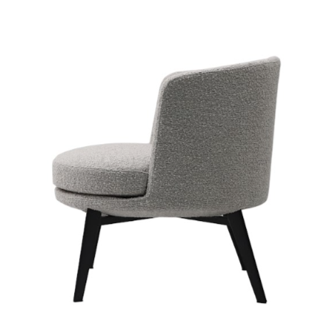 Preston Lounge Chair - Bouclé Steam