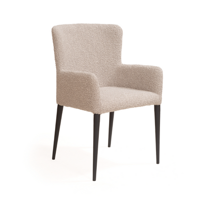 Varsi Dining Chair - Set of 2 - Chex Bouclé Steam