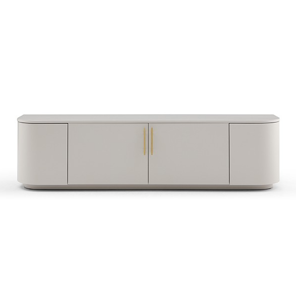 Oakura TV Unit - Matte Beige