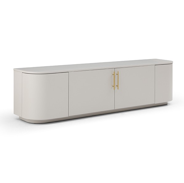 Oakura TV Unit - Matte Beige