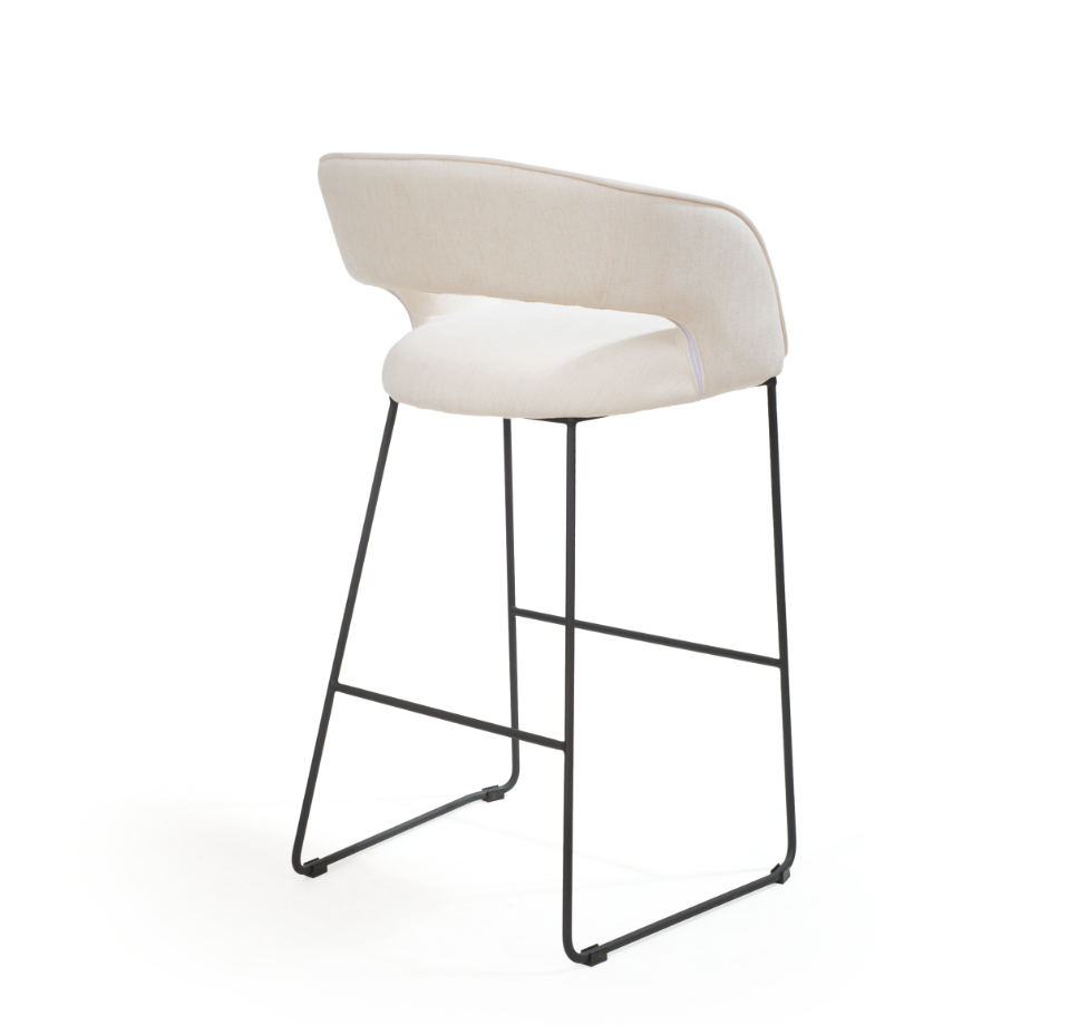 Valentine Bar Stool - Ivory