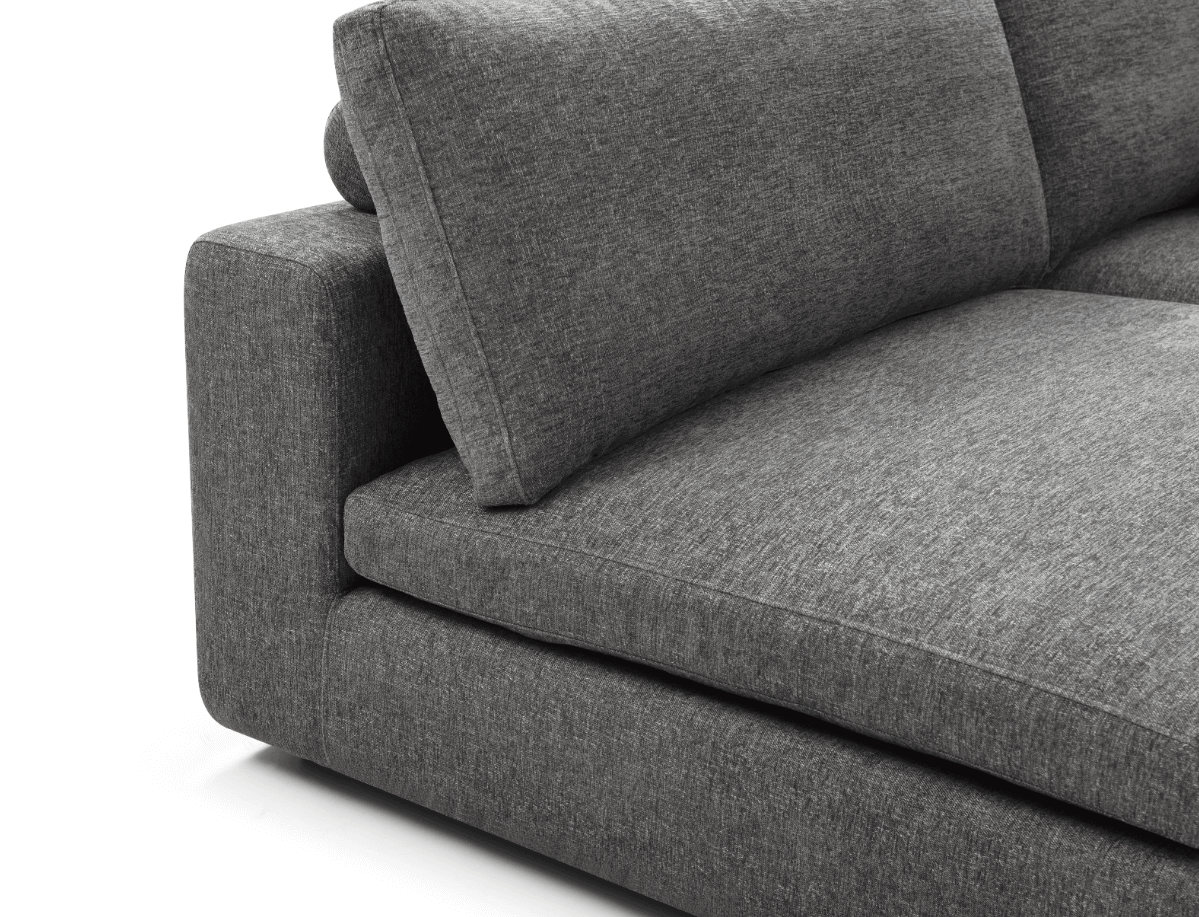 Blanco 5 Piece Modular Sofa - Charcoal