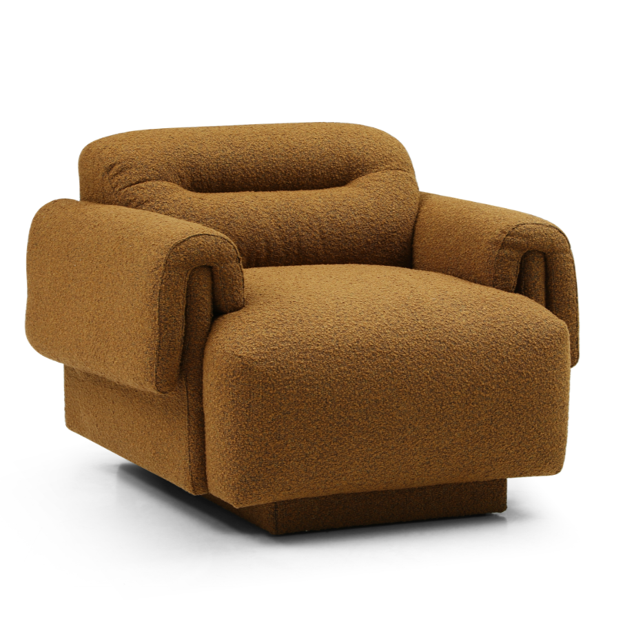 Frankie 1-Seater Sofa - Chex Morocco Bouclé