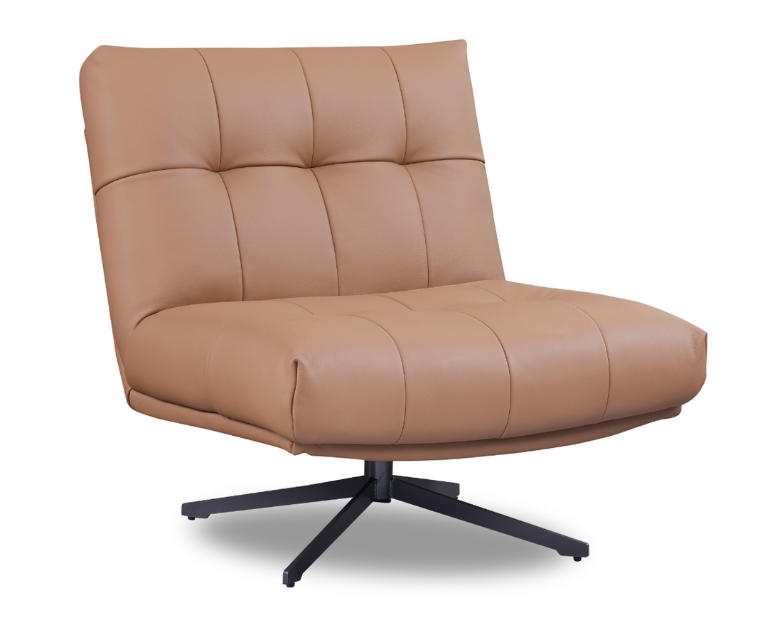 Cesola Swivel Chair - Tan