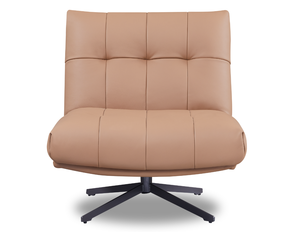 Cesola Swivel Chair - Tan