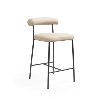 Alita Stool - Dark Marble