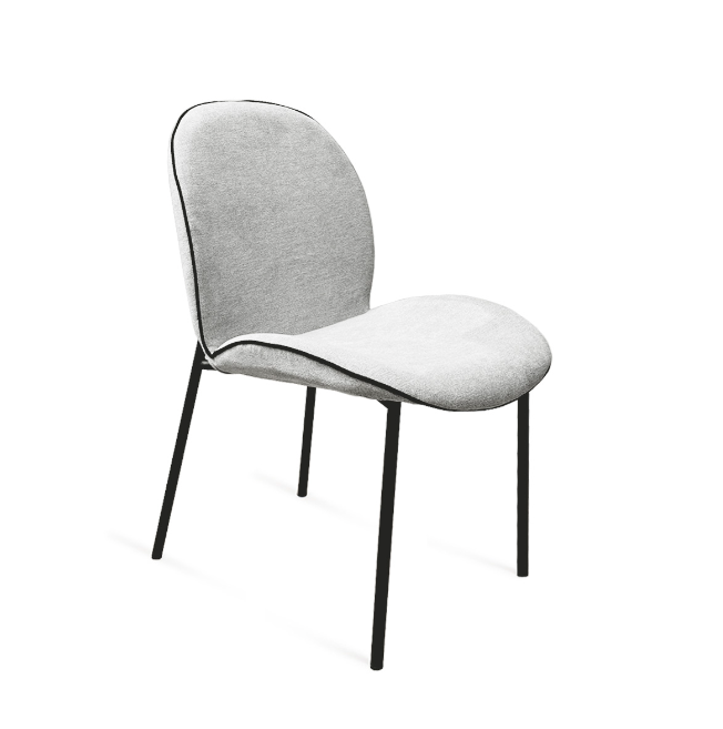 Casino Dining Chair - Set of 2 - Silver