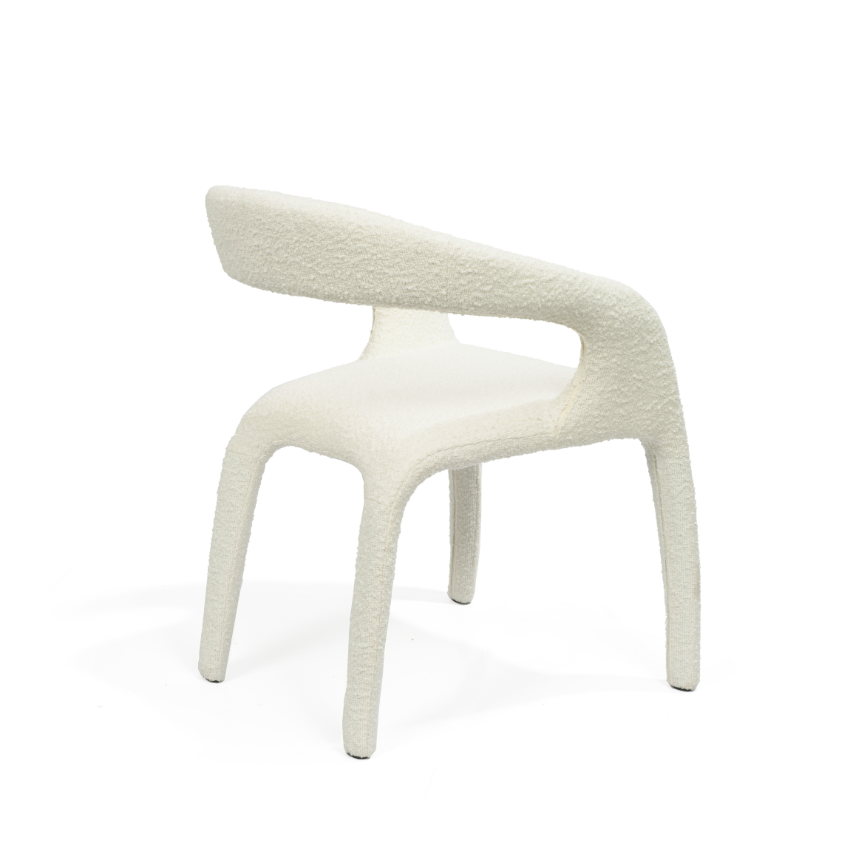 Escada Dining Chair - Chex Bouclé Polar