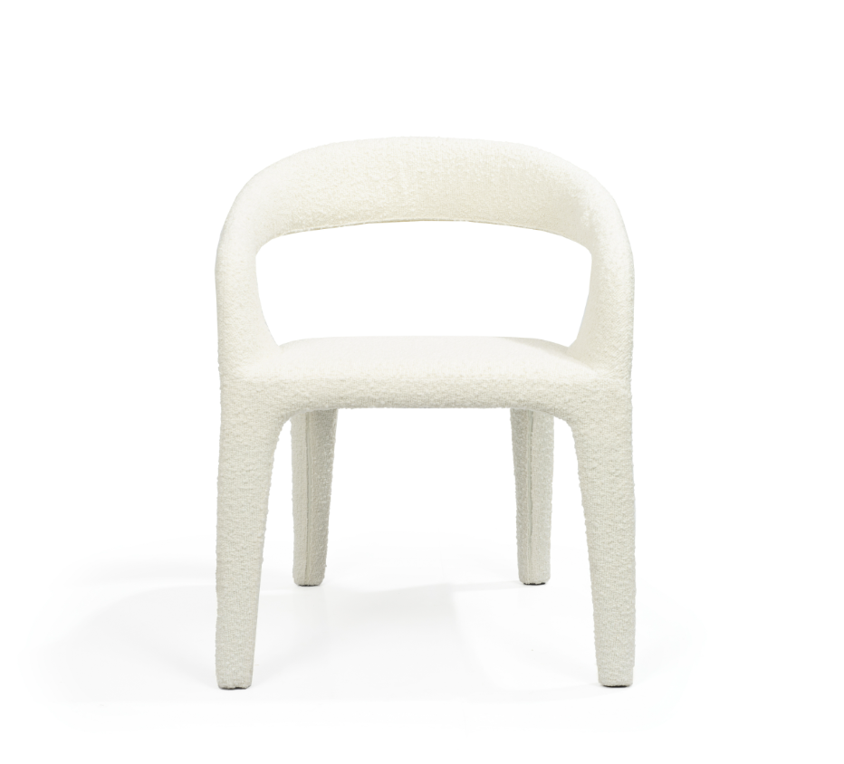 Escada Dining Chair - Chex Bouclé Polar