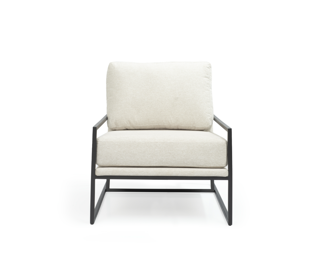 Newell Lounge Chair - Avery Velour Cream