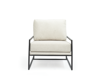 Newell Lounge Chair - Avery Velour Cream