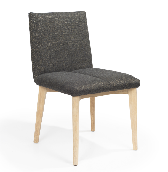 Elodie Dining Chair - Set of 2 - Charcoal Gold