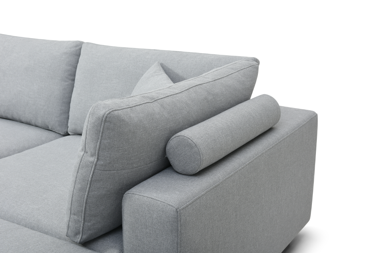 Blanco 6 Piece Modular Sofa - Cool Grey