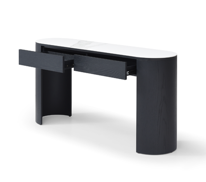 Oakura Console - Black Oak