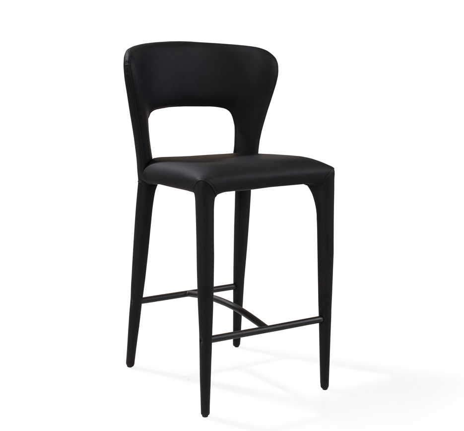 Pari I Bar Stool - Mustang Black