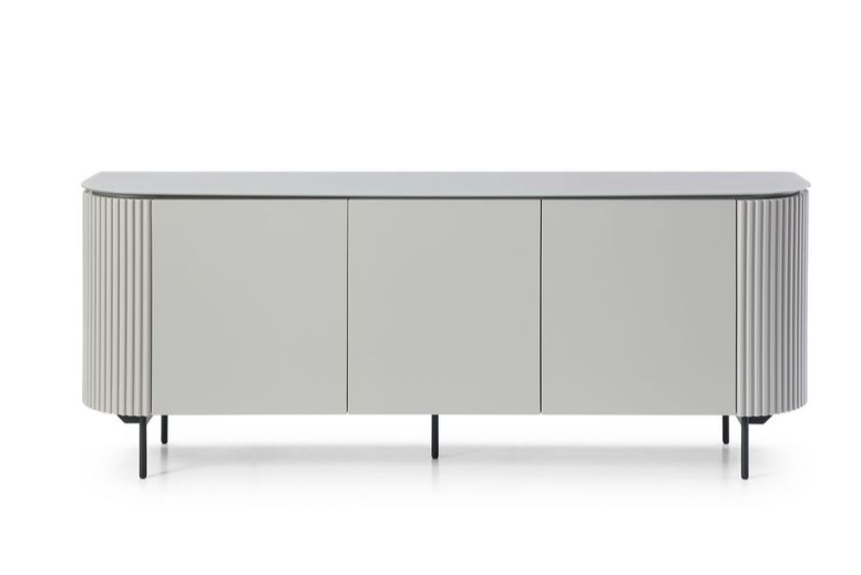 Lantine Buffet - Matte Light Grey