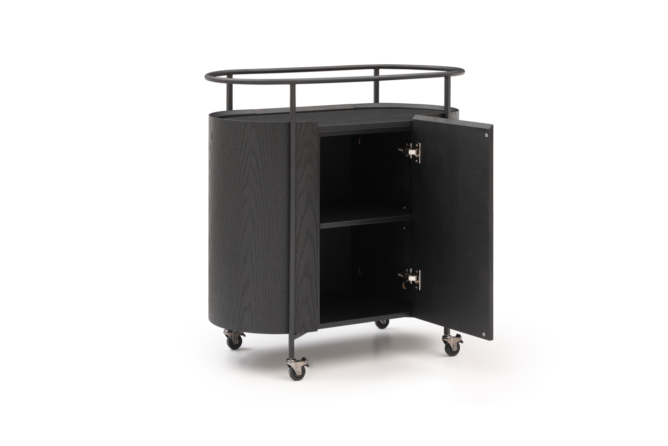 Capri Bar Cart - Black