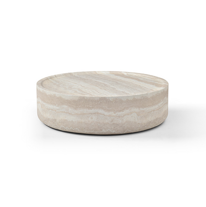 Ciladro Coffee Table - Faux Travertine - Medium