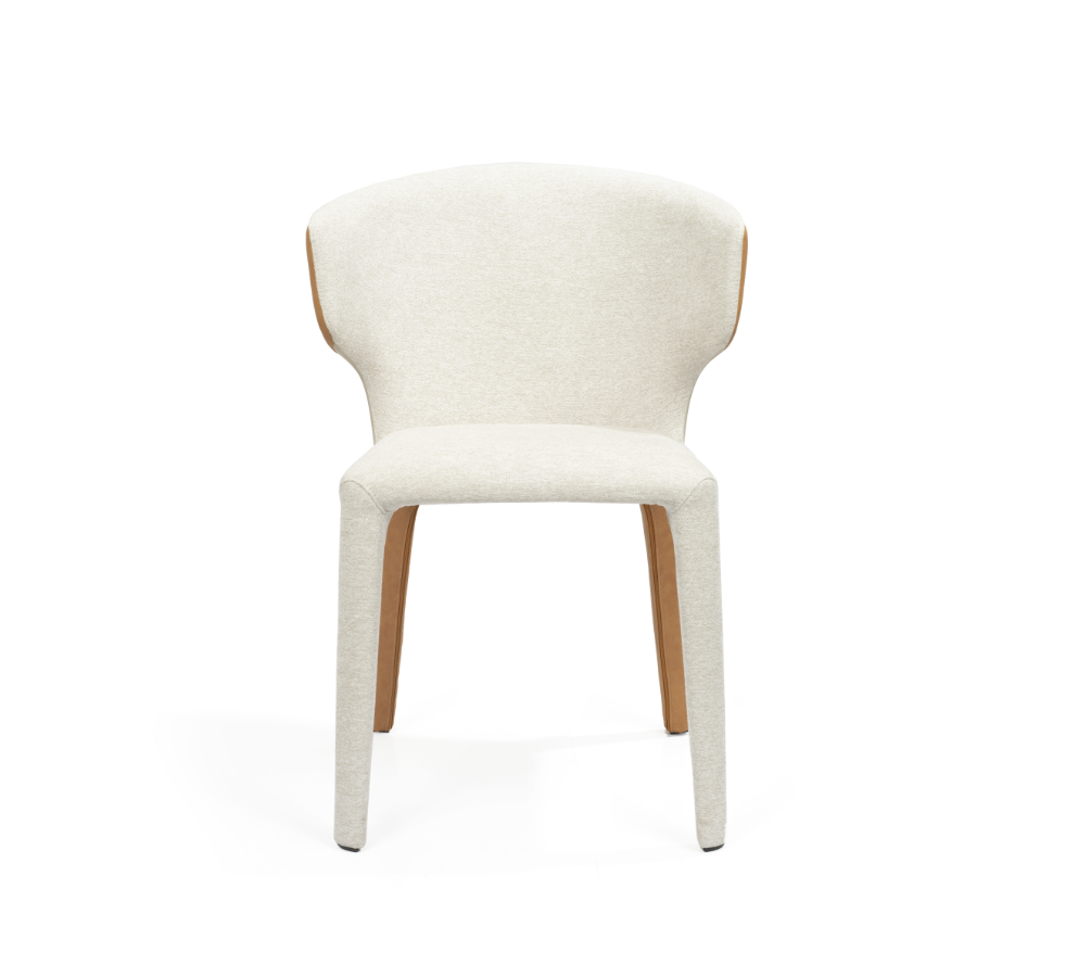 Vela Dining Chair - Avery Cream &amp; Honey