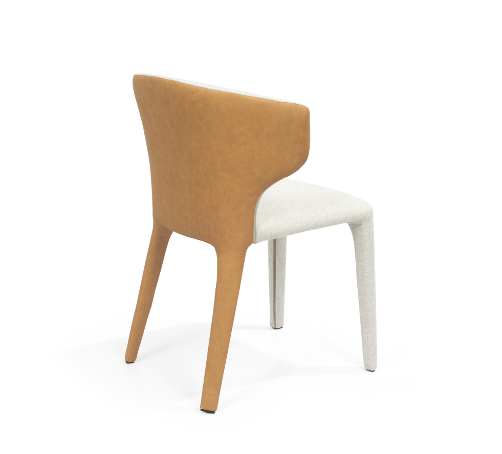 Vela Dining Chair - Avery Cream &amp; Honey