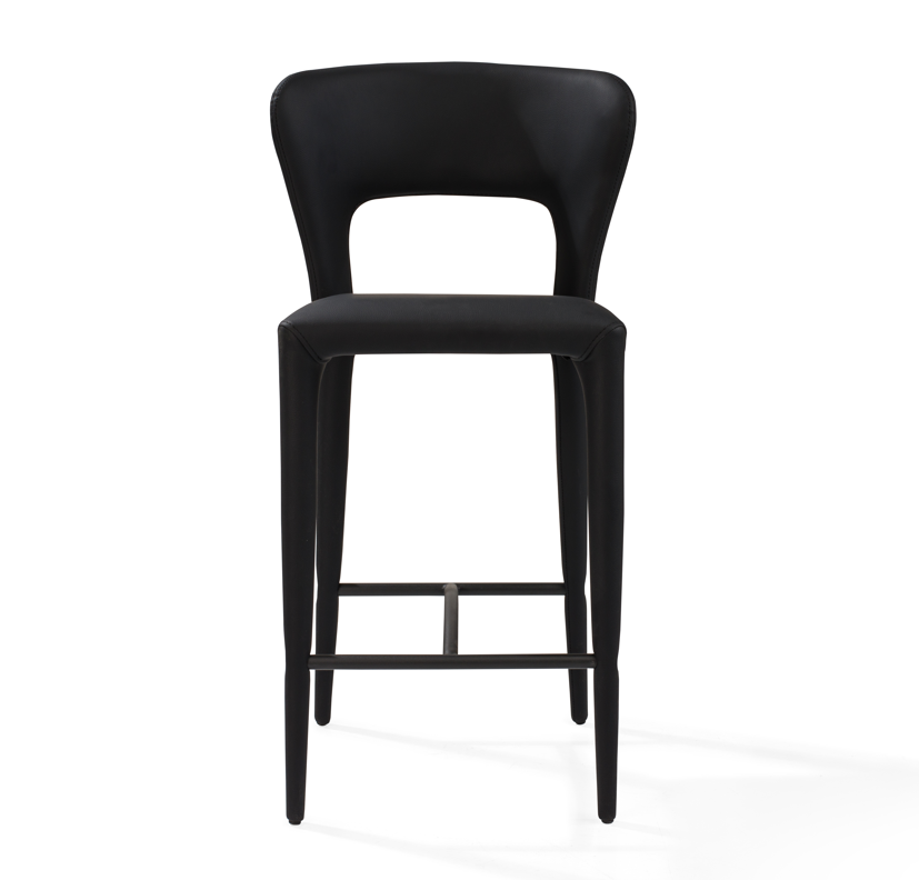 Pari I Bar Stool - Mustang Black