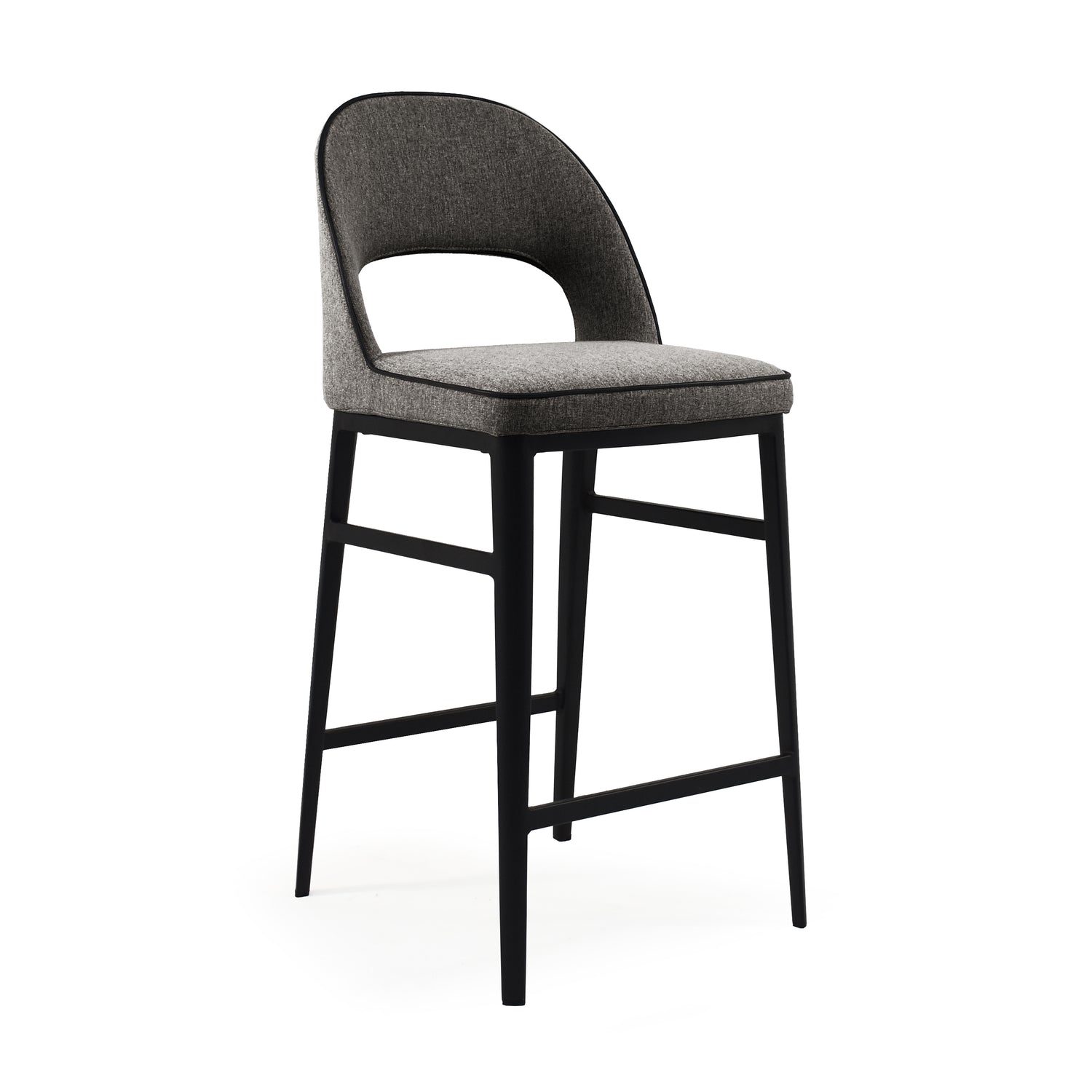 Verna Bar Stool - Enzimi Dark Grey