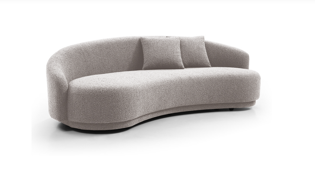 Cove 4-Seater Sofa - Steam Bouclé