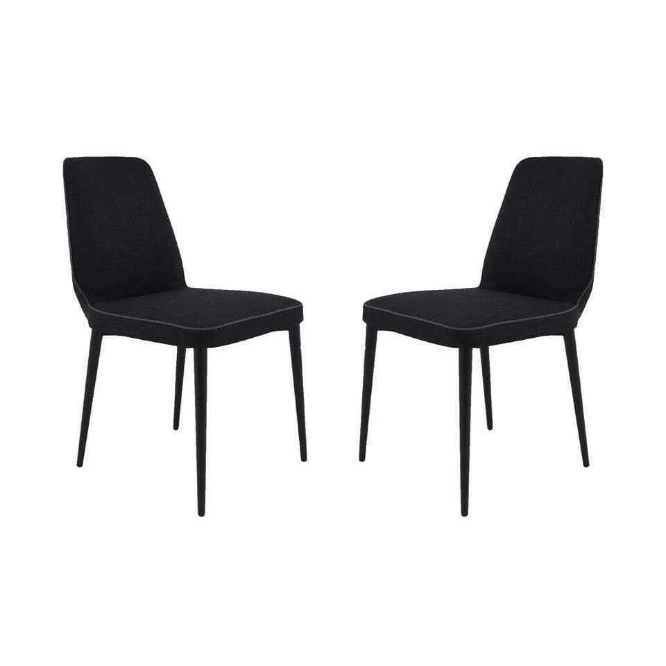 Soho Dining Chair - Set of 2 - Black