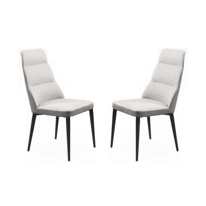 Queens Dining Chair - Set of 2 - Grey