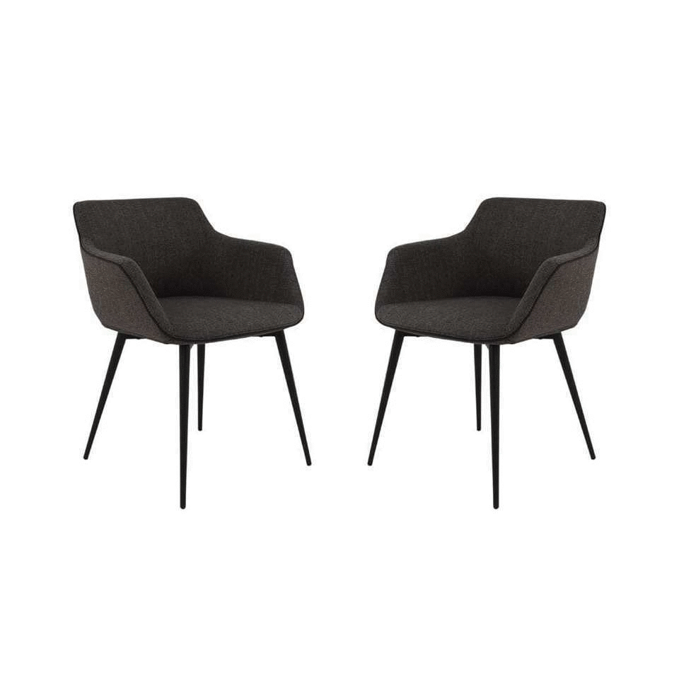 Fury Dining Chair - Set of 2 - Charcoal