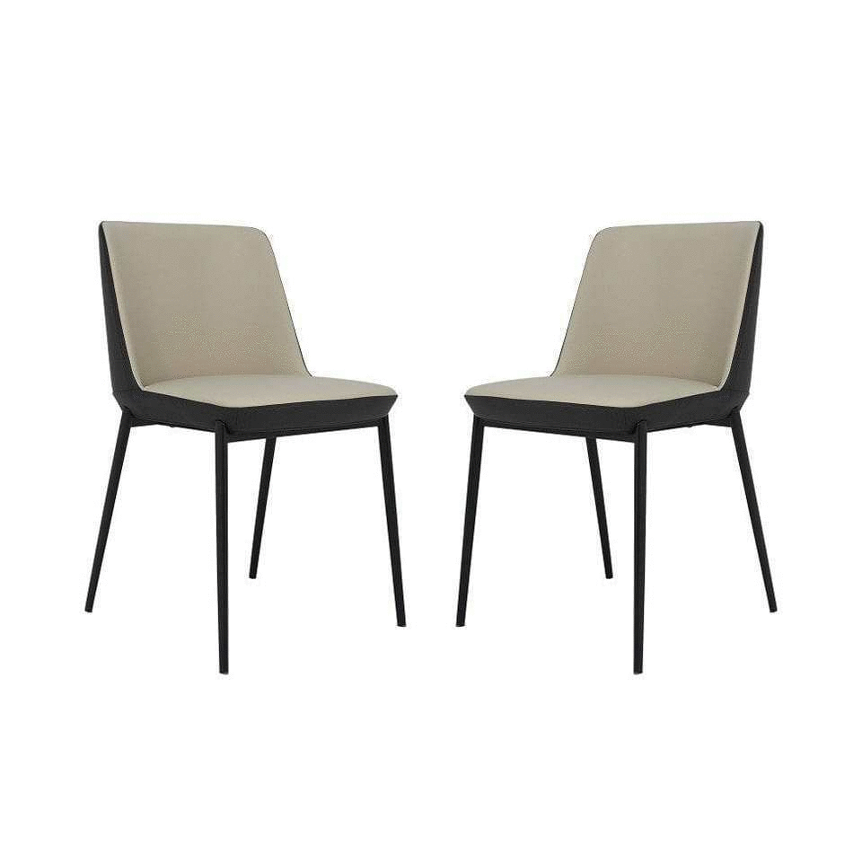 Gino Dining Chair - Set of 2 - Taupe