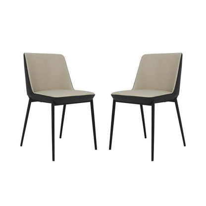 Gino Dining Chair - Set of 2 - Taupe