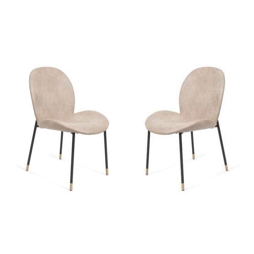 Casino Dining Chair - Set of 2 - Cream