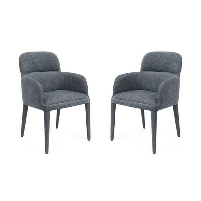 Oppo Dining Chair - Set of 2 - Steel Blue